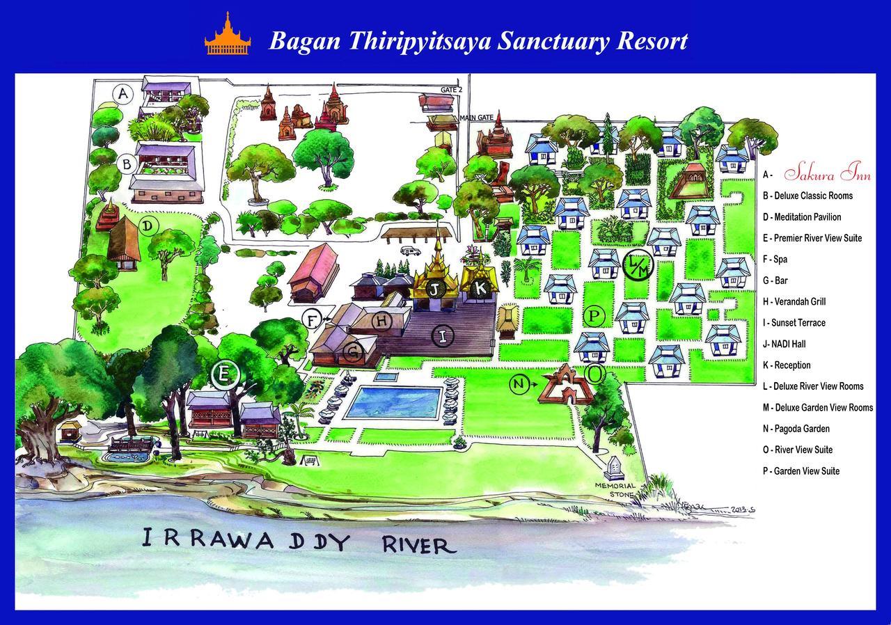 Bagan Thiripyitsaya Sanctuary Resort מראה חיצוני תמונה